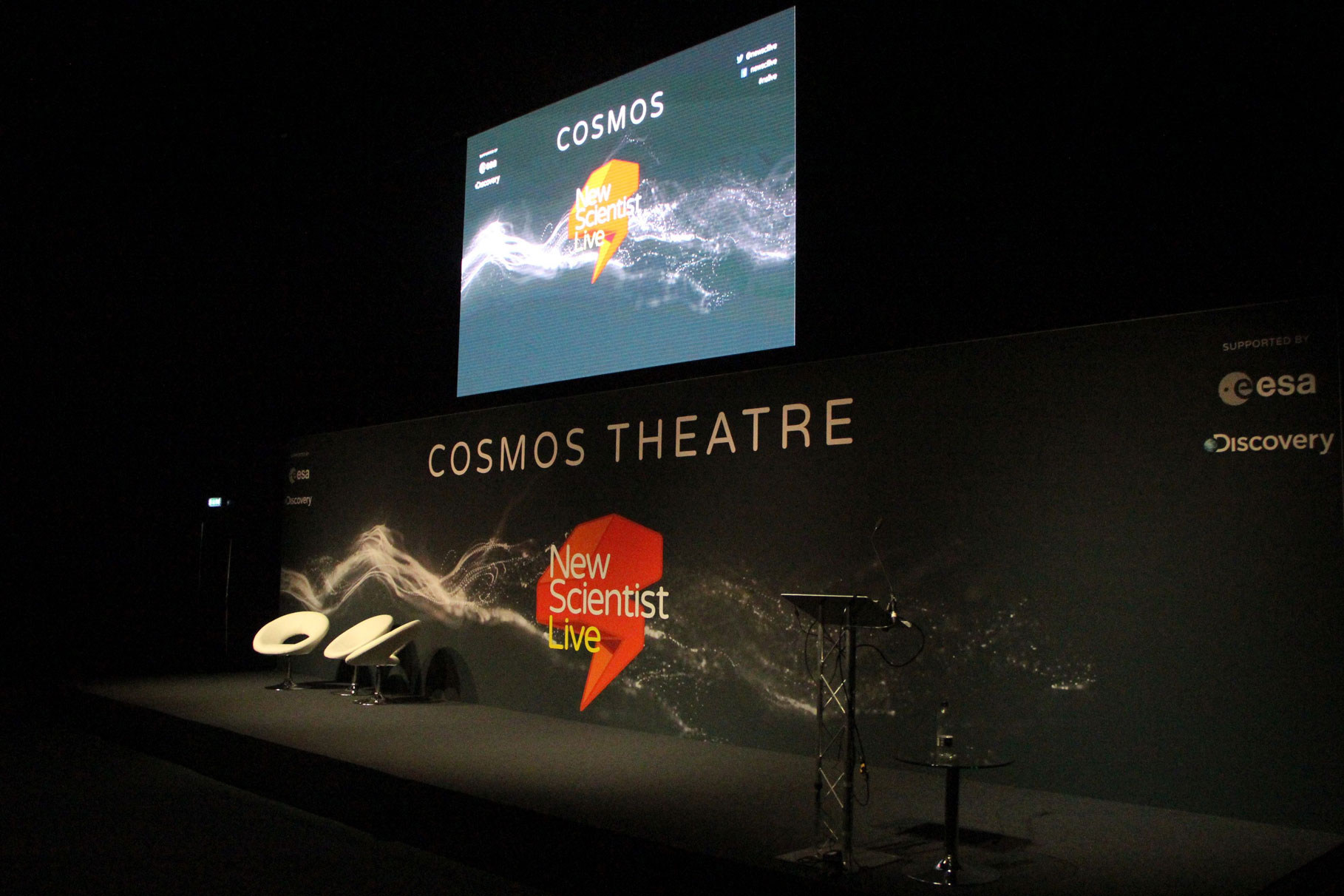 OneBigStar New Scientist Live Cosmos Theatre Exhibition Features & Theatres