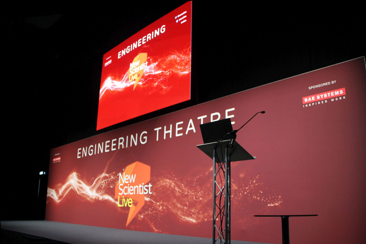 OneBigStar New Scientist Live Engineering Theatre Exhibition Features & Theatres