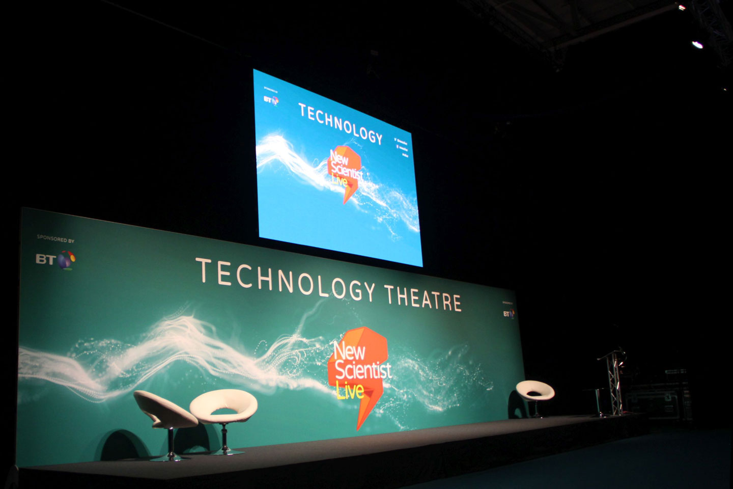 OneBigStar New Scientist Live Technology Theatre Exhibition Features & Theatres